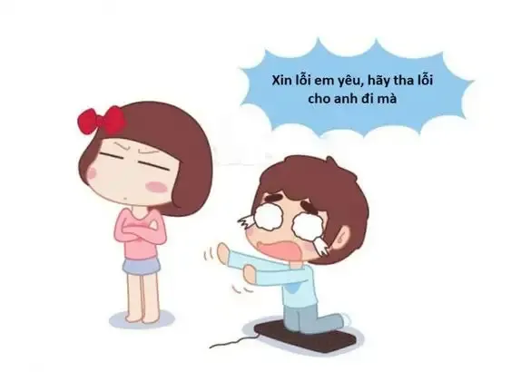  ảnh meme xin lỗi  14