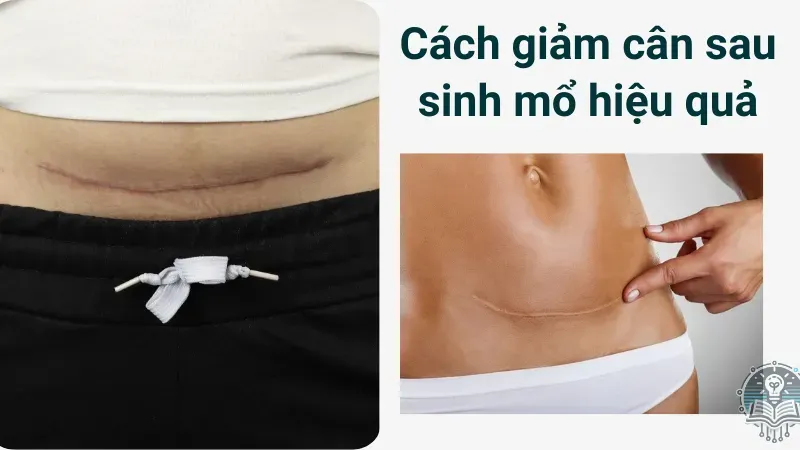 cách giảm cân sau sinh mổ 4