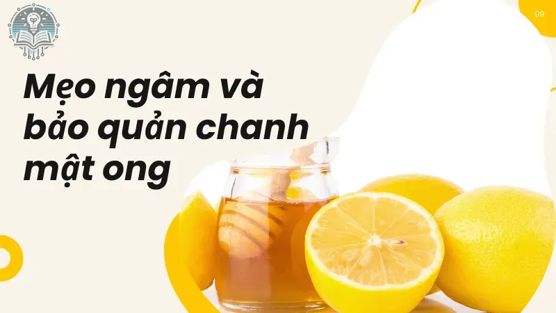 cách ngâm chanh mật ong giảm cân 5