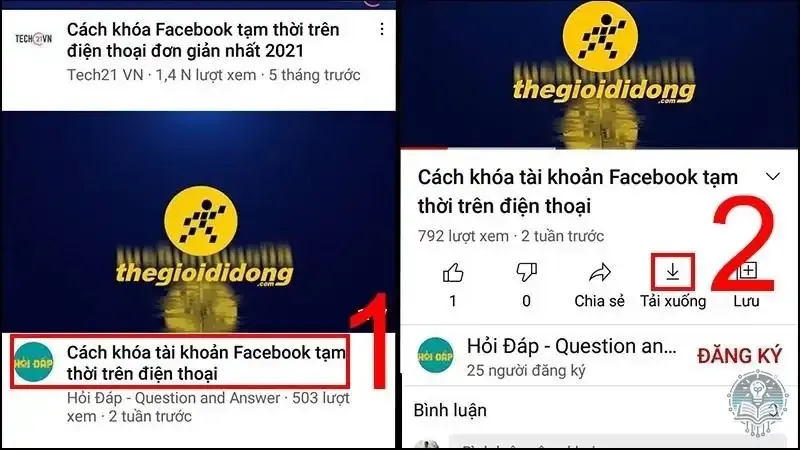 Cách tải video YouTube về điện thoại