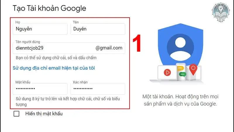 Cách tạo Gmail trên máy tính 1