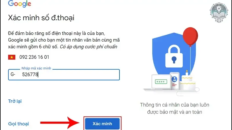 Cách tạo Gmail trên máy tính 3