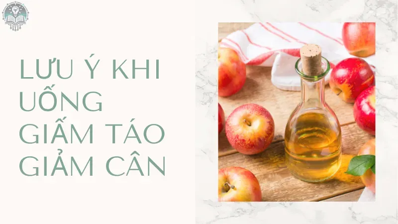 cách uống giấm táo giảm cân 6