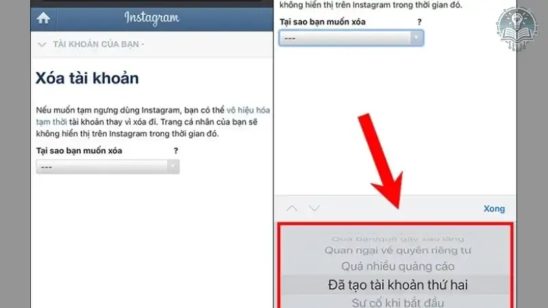 Cách xóa tài khoản instagram vĩnh viễn 1