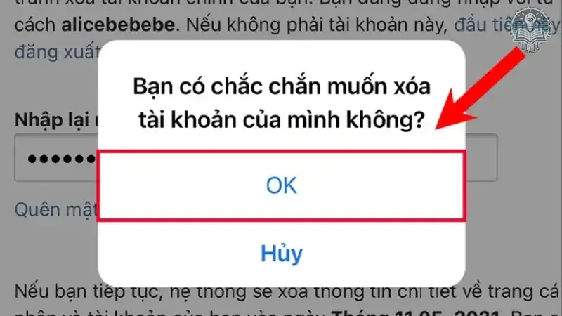 Cách xóa tài khoản instagram vĩnh viễn 3