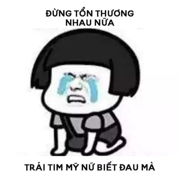 đau ở đây này meme 24