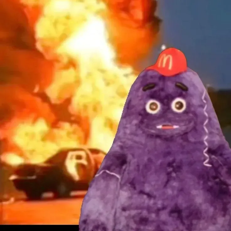 grimace shake meme 5