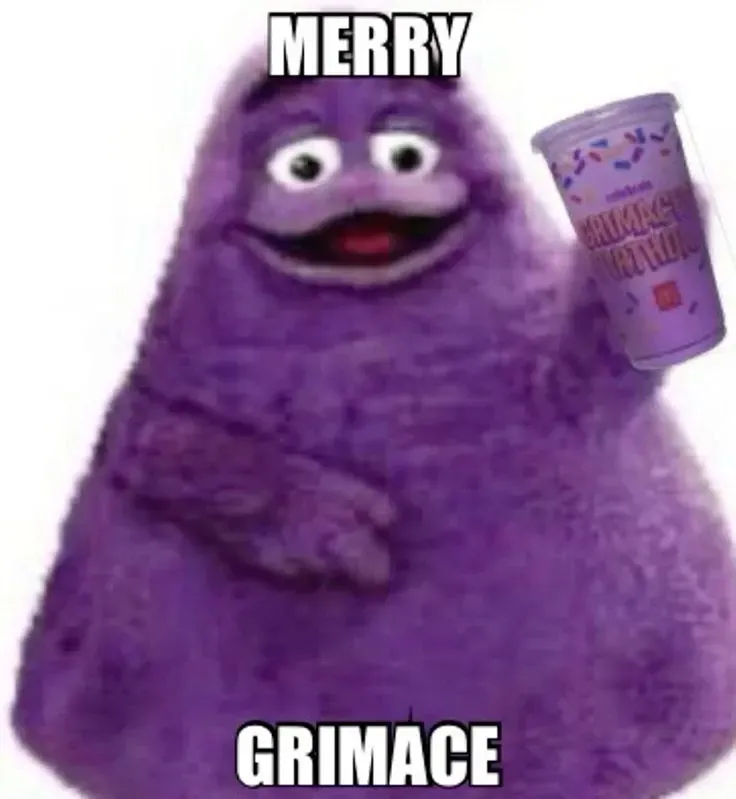 grimace shake meme 15