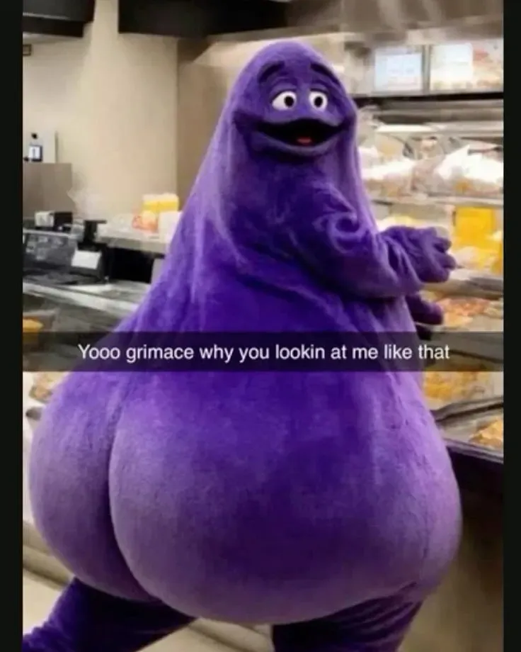 grimace shake meme 20