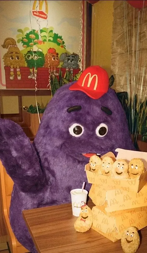 grimace shake meme 25