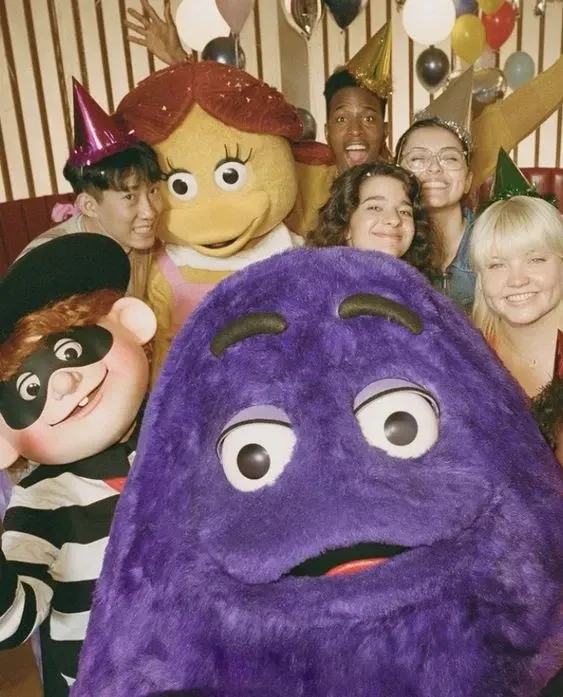 grimace shake meme 30