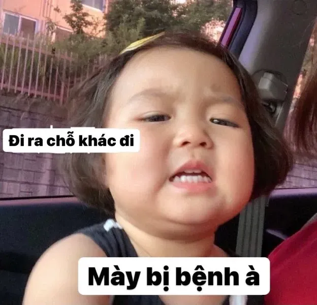 meme ảnh em bé cute 14