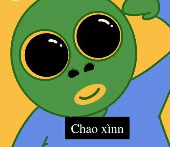 meme chào 5