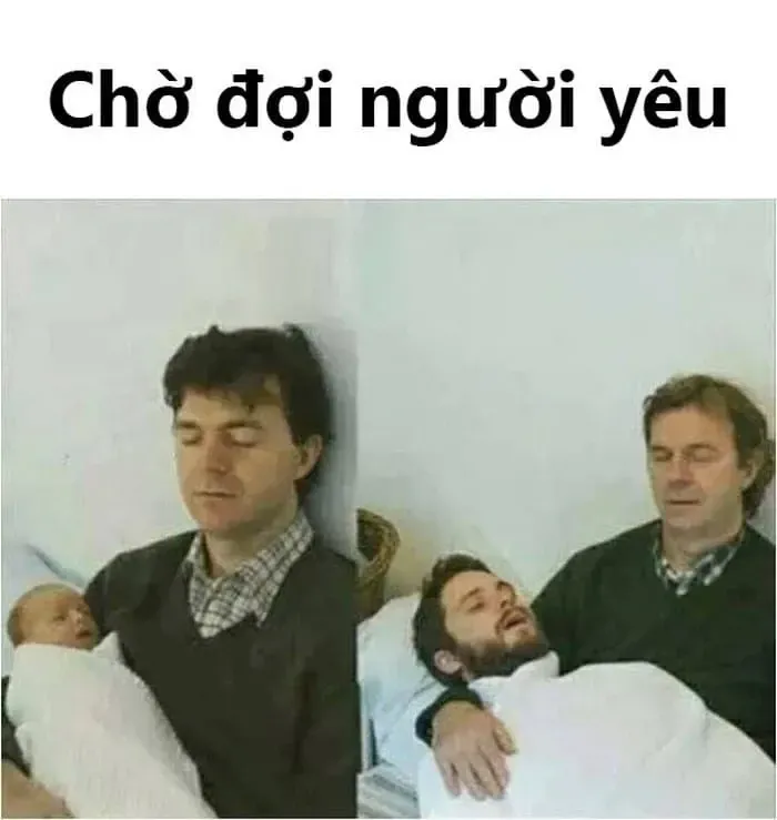 meme chờ đợi 18