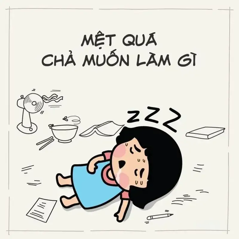 meme mệt mỏi 45