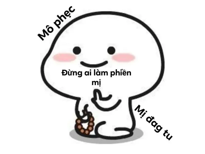 meme mô phật 8