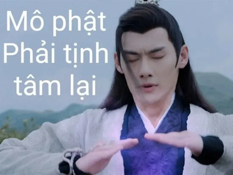 meme mô phật 9