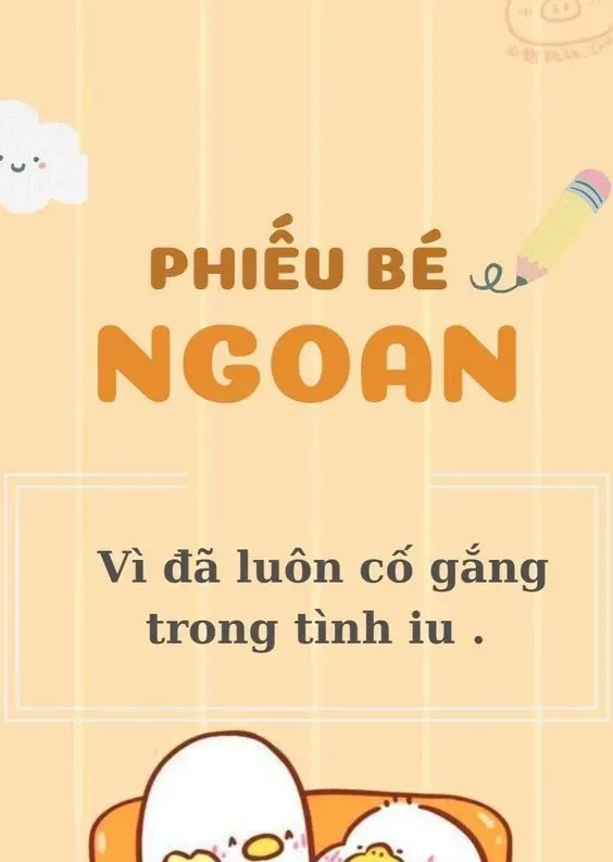 phiếu bé ngoan meme 19