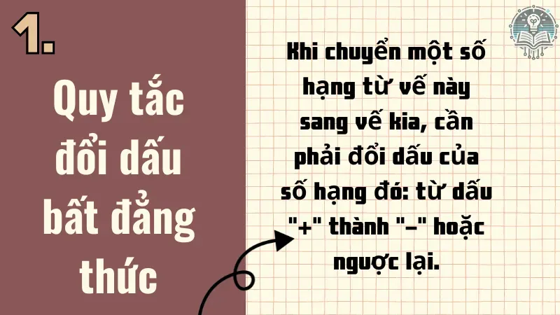 quy tắc đổi dấu 2