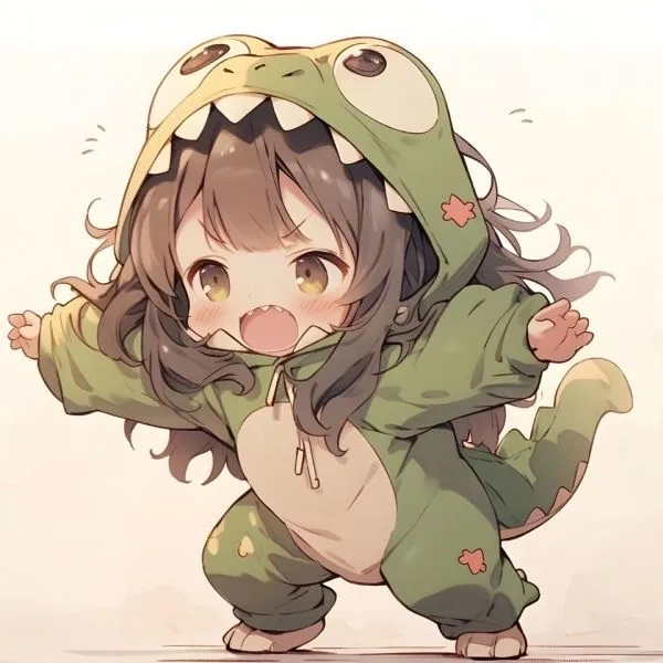 Hình nữ cute chibi mang lại vẻ đẹp tươi tắn và dễ thương cho mỗi avatar