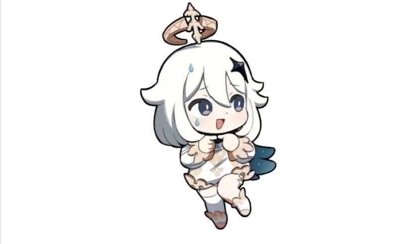 Ảnh chibi nữ đeo kính tạo nên vẻ dễ thương, thu hút với ánh mắt ngọt ngào