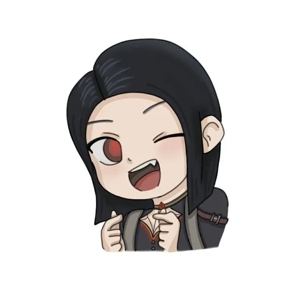 Ảnh chibi nữ ngầu tạo nên một nhân vật đầy cá tính và sự tự tin