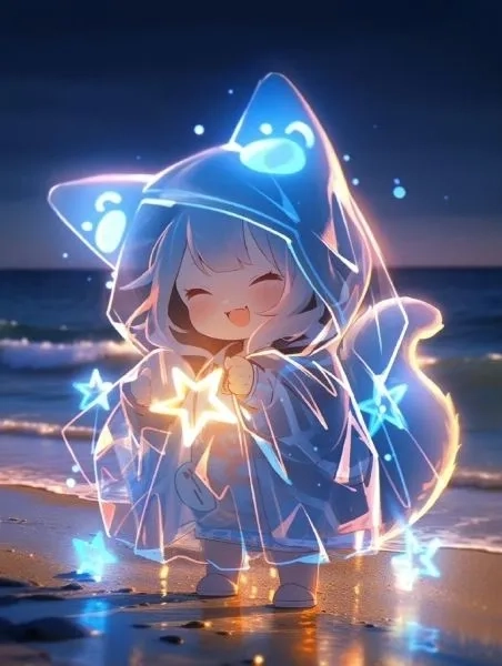 Anime chibi nữ ngầu mang đến một hình ảnh mạnh mẽ nhưng cũng không kém phần dễ thương