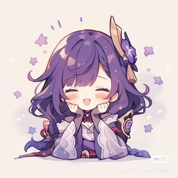 Hình chibi nữ ngầu thể hiện sự cá tính và mạnh mẽ trong một tạo hình dễ thương