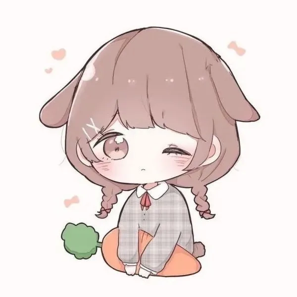 Hình avatar nữ cute chibi mang đến sự tươi mới và dễ thương cho người dùng