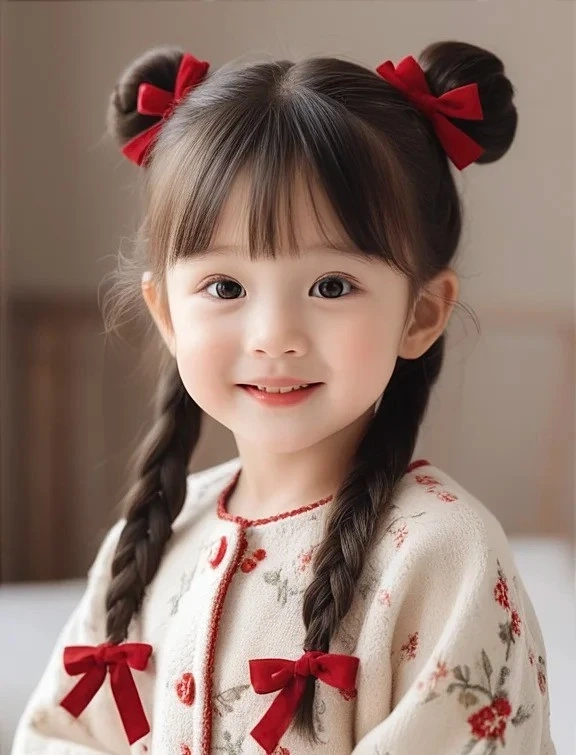 Hình ảnh em bé gái dễ thương cho máy tính đẹp nhất tạo không gian vui vẻ