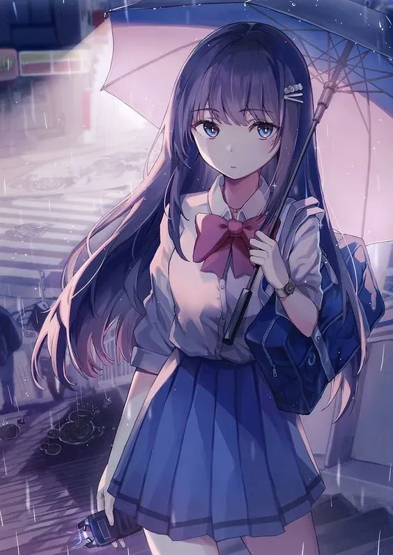 Hình ảnh anime nữ lạnh lùng dễ thương nhưng rất lạnh lùng