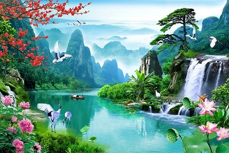 Ảnh thiên nhiên 3D chân thực, mang lại cảm giác hòa mình vào tự nhiên