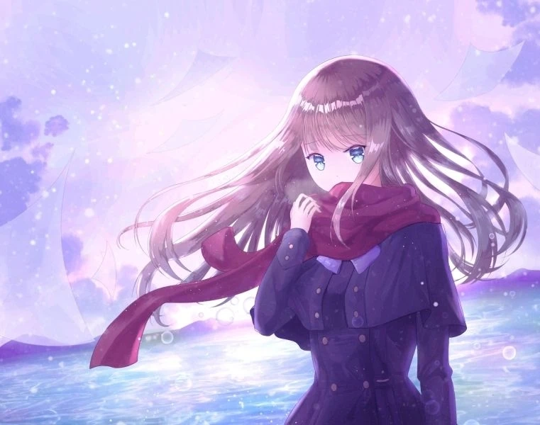 Avatar anime buồn nam với biểu cảm sâu lắng và tâm trạng u sầu