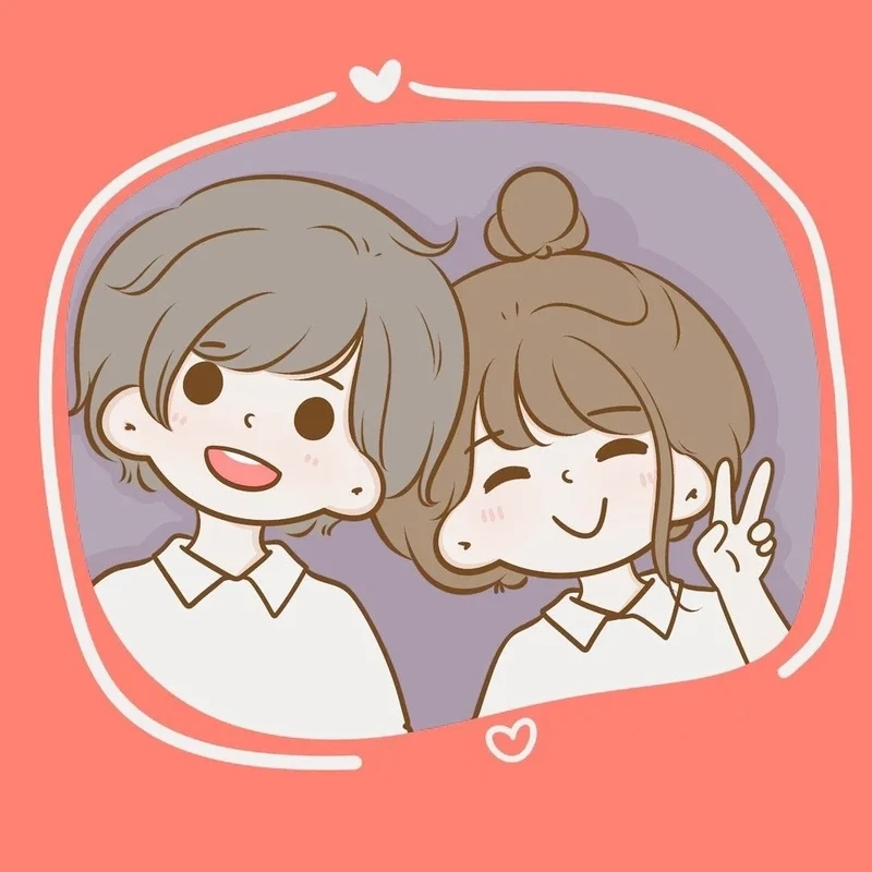 Ảnh đôi bạn thân nam nữ anime mang đến sự hòa hợp và dễ thương