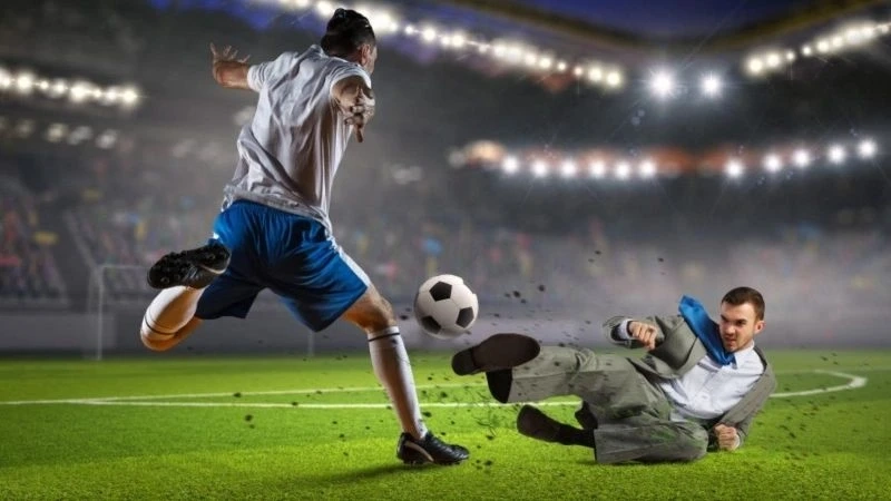 Nền bóng đá đẹp tạo điểm nhấn thể thao và sống động cho màn hình