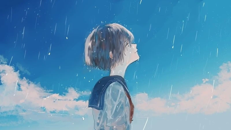 Avatar anime buồn nam thể hiện sự trầm tư và cảm xúc