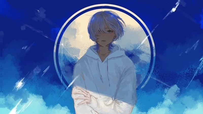 Avatar cặp anime rời tạo không gian tĩnh lặng và đầy cảm xúc