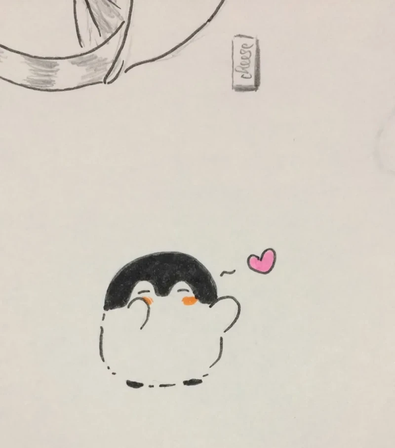 Chibi avatar cánh cụt cute mang lại cảm giác dễ thương và vui vẻ