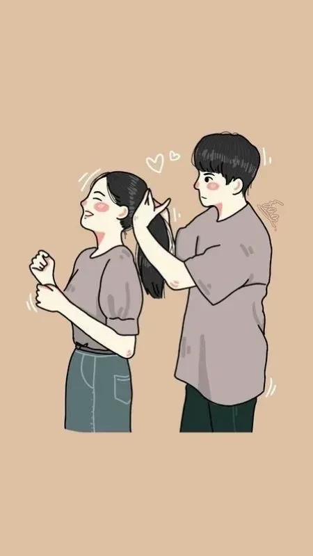 Hình ảnh các cặp đôi yêu nhau với những khoảnh khắc ngọt ngào