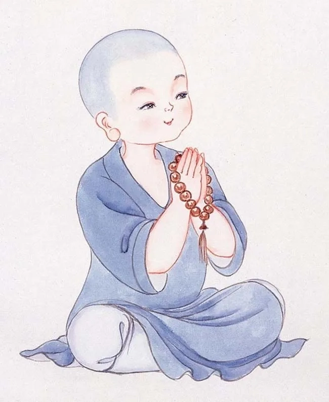 Những hình ảnh chú tiểu dễ thương tạo vẻ đáng yêu và tươi sáng