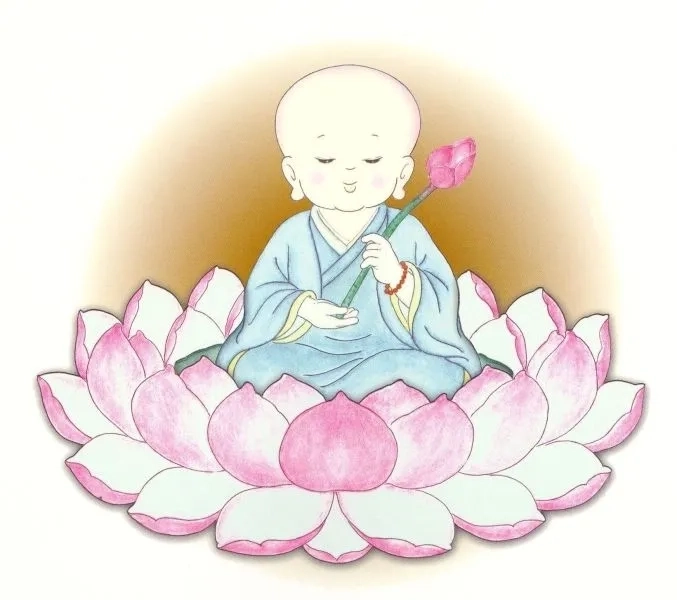 Hình chú tiểu cute tạo cảm giác ấm áp và ngọt ngào