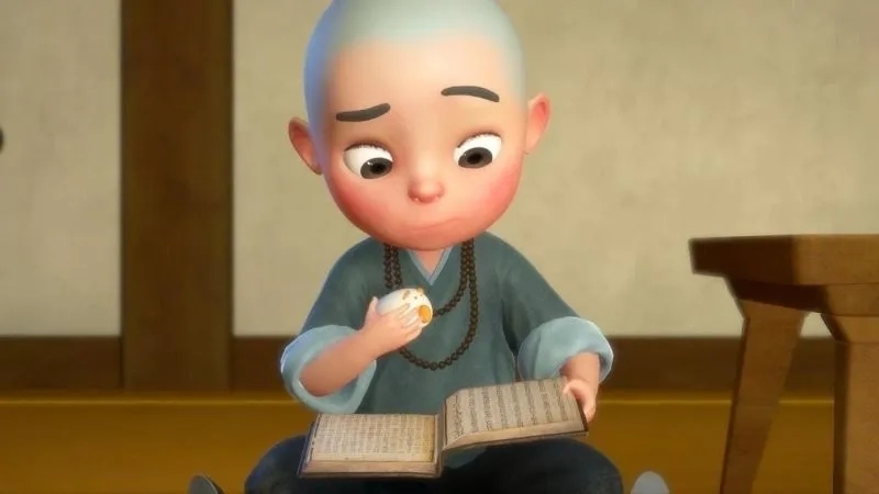 Chú tiểu dễ thương hoạt hình giúp bạn tạo không gian vui tươi