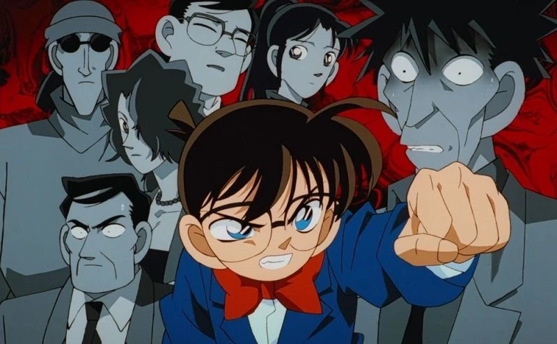 Hình nền Conan đẹp cho máy tính, làm nổi bật phong cách thám tử
