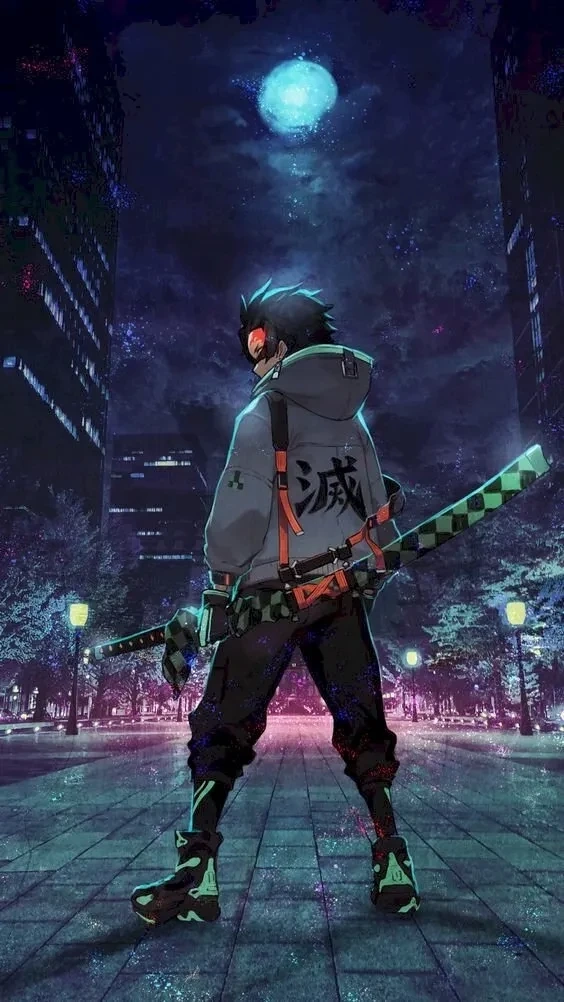 Hình nền anime đẹp cho điện thoại mang phong cách hiện đại và sáng tạo