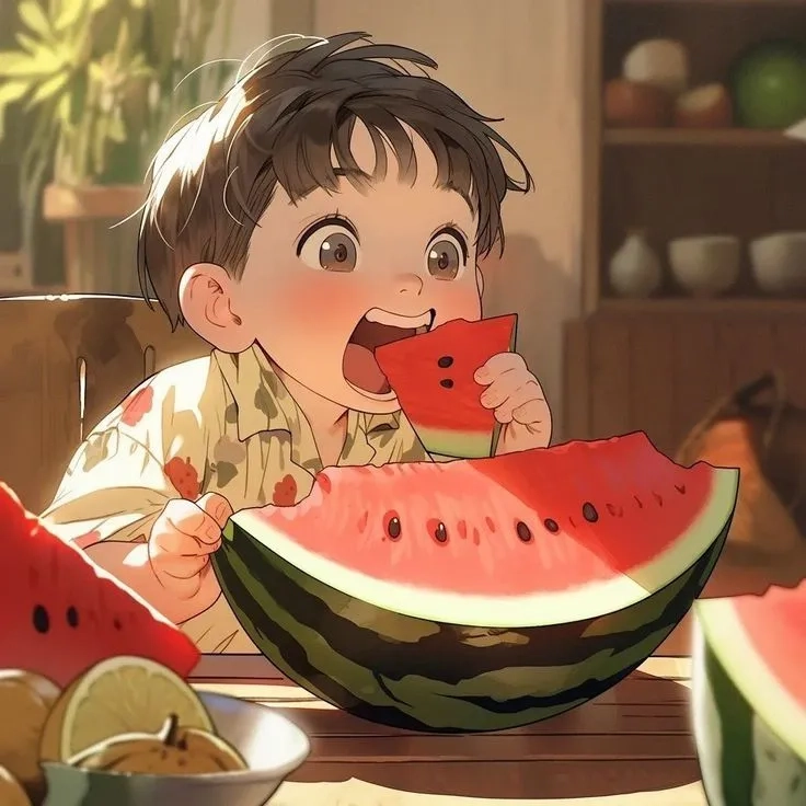Trái dưa hấu ngày tết là món quà ngọt ngào cho gia đình