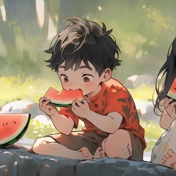 Trái dưa hấu bên trong là quả khác tạo sự bất ngờ cho mọi người