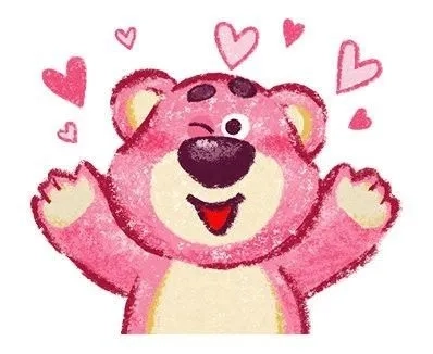 Gấu Lotso dâu đáng yêu và nổi bật trên mạng xã hội