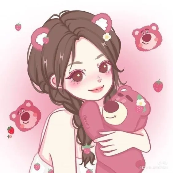 Avatar gấu dễ thương tạo điểm nhấn đáng yêu trên mạng xã hội