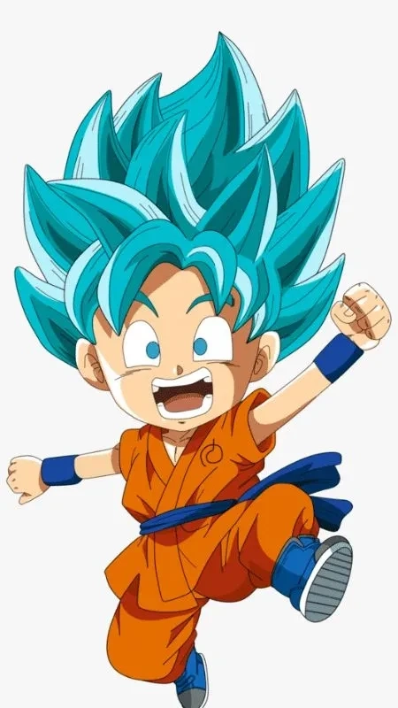 Hình nền Goku cute mang lại sự dễ thương và năng động