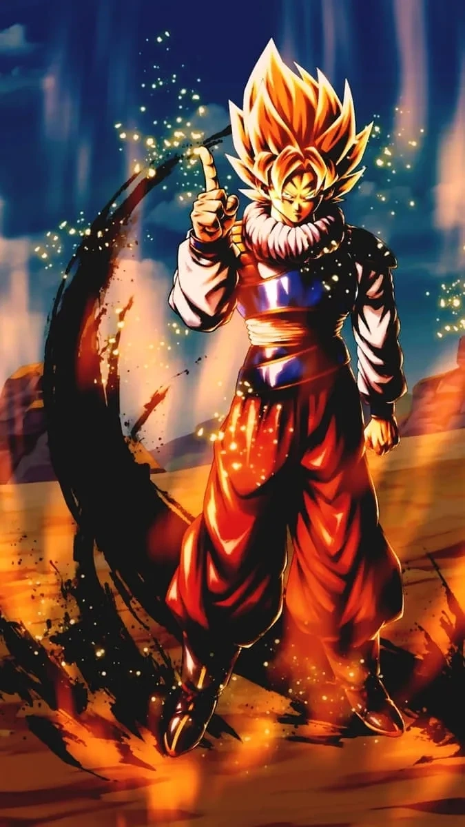 Ảnh Songoku 4K cho màn hình điện thoại cực kỳ sinh động và sắc nét